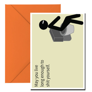 Shit Yourself Birthday Card