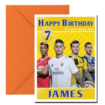 Personalised Fifa 2017 Sports Football Birthday Card Sa