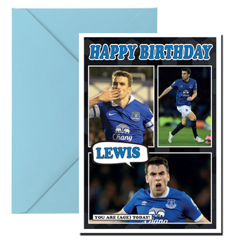 Personalised Seamus Coleman Everton Football Birthday Card Personalised Seamus Coleman Everton Football Birthday Card