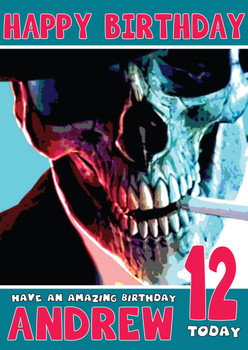 Personalised Adrenaline Mob Celebrity Birthday Card