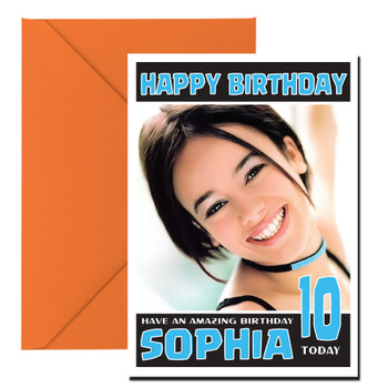 Personalised Alizee 2 Celebrity Birthday Card