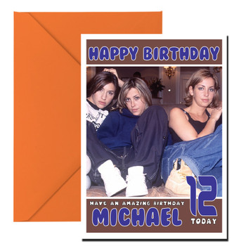 Personalised All Saints 2 Music Birthday Card