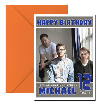 Personalised Alt-J 1 Music Birthday Card