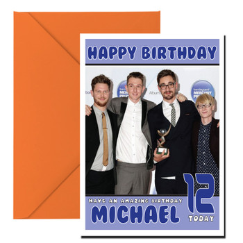 Personalised Alt-J 2 Music Birthday Card