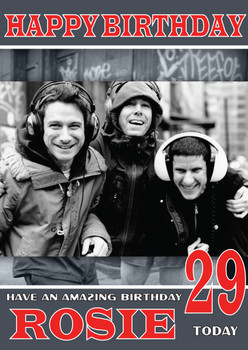 Personalised Beastie Boys Celebrity Birthday Card