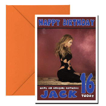 Personalised Beyonce 2 Celebrity Birthday Card