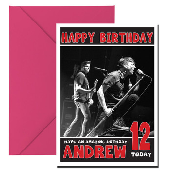 Personalised Billy Talent Celebrity Birthday Card