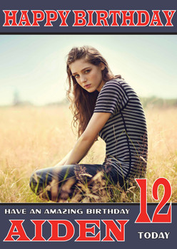 Personalised Birdy 2 Celebrity Birthday Card