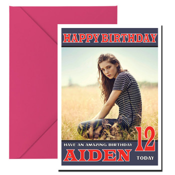 Personalised Birdy 2 Celebrity Birthday Card