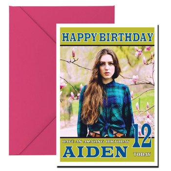 Personalised Birdy 3 Celebrity Birthday Card Personalised Birdy 3 Celebrity Birthday Card