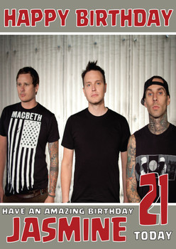 Personalised Blink 2 Music Birthday Card