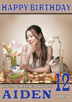 Personalised Boa Celebrity Birthday Card