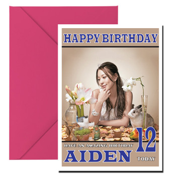 Personalised Boa Celebrity Birthday Card