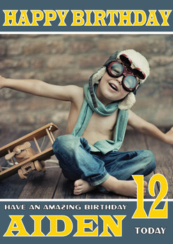 Personalised Boy Toy Celebrity Birthday Card Personalised Boy Toy Celebrity Birthday Card