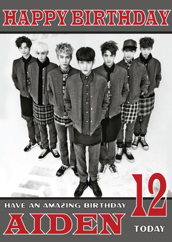 Personalised Btob Celebrity Birthday Card