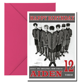 Personalised Btob Celebrity Birthday Card