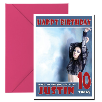 Personalised Charli Xcx Celebrity Birthday Card Personalised Charli Xcx Celebrity Birthday Card