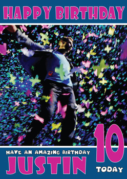 Personalised Coldplay Celebrity Birthday Card Personalised Coldplay Celebrity Birthday Card