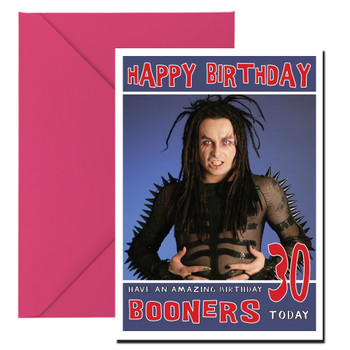 Personalised Cradle Of Filth Celebrity Birthday Card