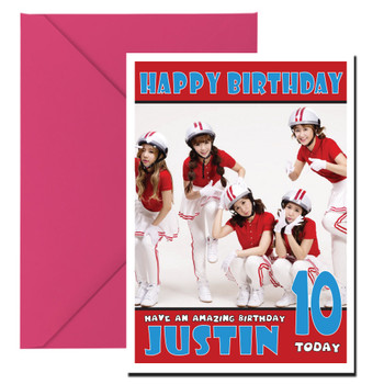 Personalised Crayon Celebrity Birthday Card Personalised Crayon Celebrity Birthday Card