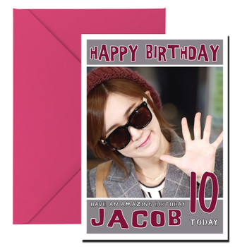Personalised Crayon Pop 1 Celebrity Birthday Card Personalised Crayon Pop 1 Celebrity Birthday Card