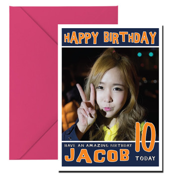 Personalised Crayon Pop 2 Celebrity Birthday Card Personalised Crayon Pop 2 Celebrity Birthday Card