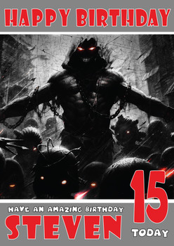 Personalised Disturbed 2 Music Birthday Card