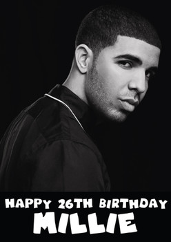Personalised Drake Birthday Card