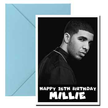 Personalised Drake Birthday Card