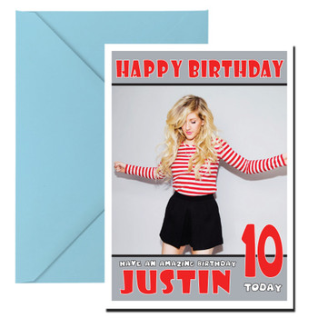 Personalised Ellie Goulding 2 Music Birthday Card