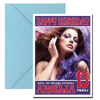 Personalised Fergie Celebrity Birthday Card Personalised Fergie Celebrity Birthday Card
