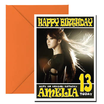 Personalised Girls Generation 1 Celebrity Birthday Card Personalised Girls Generation 1 Celebrity Birthday Card