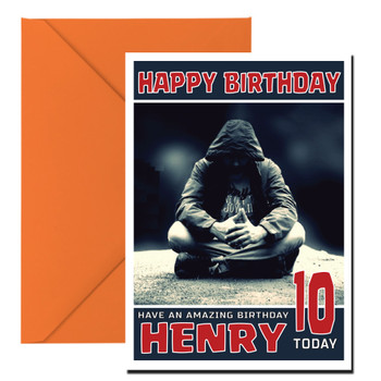 Personalised Hip Hop Dance 1 Celebrity Birthday Card