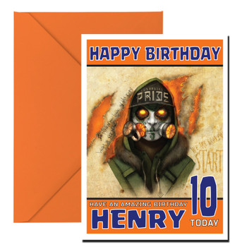 Personalised Hollywood Undead Notes Celebrity Birthday Card