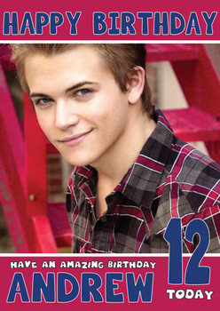 Personalised Hunter Hayes 1 Music Birthday Card