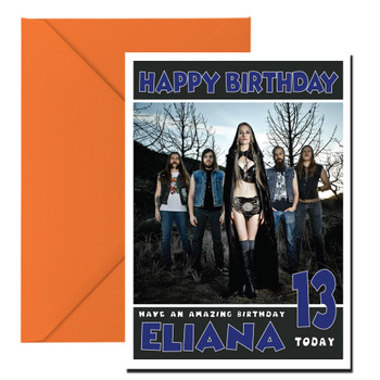 Personalised Huntress 2 Celebrity Birthday Card Personalised Huntress 2 Celebrity Birthday Card
