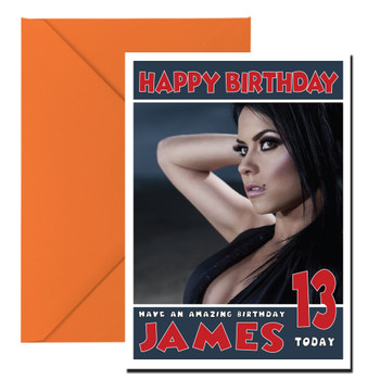 Personalised Inna 1 Celebrity Birthday Card