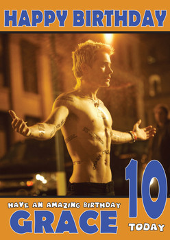 Personalised Jared Leto Celebrity Birthday Card