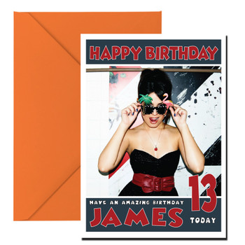 Personalised Julie 2 Celebrity Birthday Card