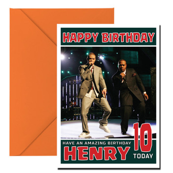 Personalised Justin Timberlake Celebrity Birthday Card Personalised Justin Timberlake Celebrity Birthday Card