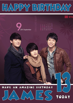 Personalised Jyj 1 Celebrity Birthday Card
