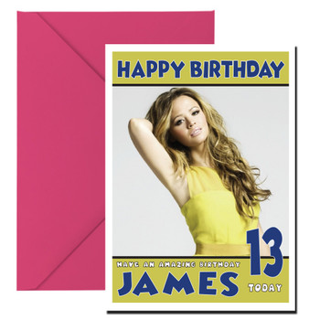 Personalised Kimberley Wash 2 Celebrity Birthday Card Personalised Kimberley Wash 2 Celebrity Birthday Card
