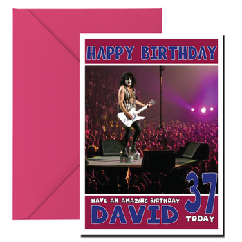 Personalised Kiss Heavy Metal Rock Music Birthday Card Personalised Kiss Heavy Metal Rock Music Birthday Card