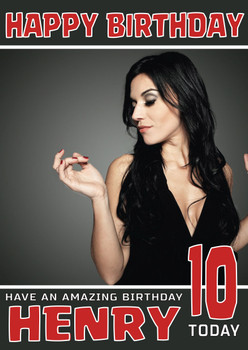 Personalised Lacuna Coil Cristina Scabbia 2 Celebrity Birthday Card