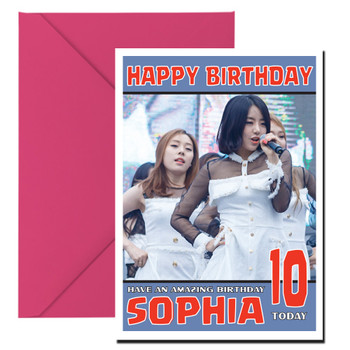 Personalised Ladies Code 1 Celebrity Birthday Card Personalised Ladies Code 1 Celebrity Birthday Card