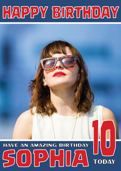 Personalised Lauren Mayberry 2 Celebrity Birthday Card