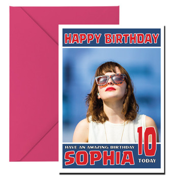 Personalised Lauren Mayberry 2 Celebrity Birthday Card