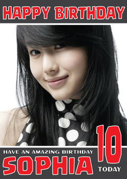 Personalised Lee Jung Hyun 2 Celebrity Birthday Card Personalised Lee Jung Hyun 2 Celebrity Birthday Card