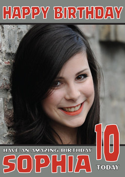 Personalised Lena Meyer 1 Celebrity Birthday Card