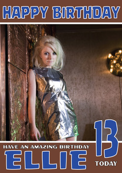 Personalised Little Boots 2 Celebrity Birthday Card